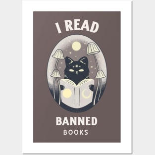 I read banned books Posters and Art